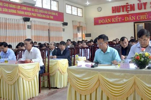 Hội nghị BCH Đảng bộ huyện Sơn Dương lần thứ 18