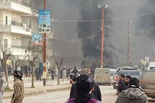 Đánh bom xe nhằm vào một khu chợ ở Syria, ít nhất 8 người thiệt mạng