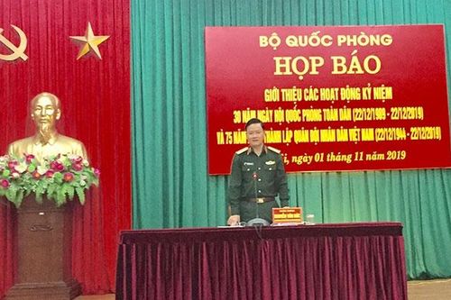Nhiều hoạt động kỷ niệm 30 năm Ngày hội Quốc phòng toàn dân và 75 năm Ngày thành lập Quân đội nhân dân Việt Nam