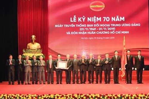 Ban Đối ngoại Trung ương kỷ niệm 70 năm Ngày truyền thống và đón nhận Huân chương Hồ Chí Minh