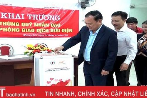 Hương Sơn lập thùng quỹ nhân đạo giúp những hoàn cảnh khó khăn
