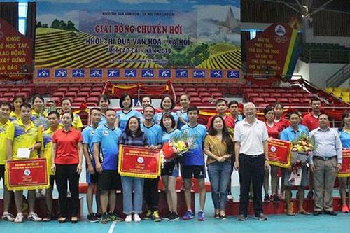 Trường Cao đẳng Lào Cai đoạt giải Nhất Giải Bóng chuyền hơi Khối thi đua Văn hóa – Xã hội