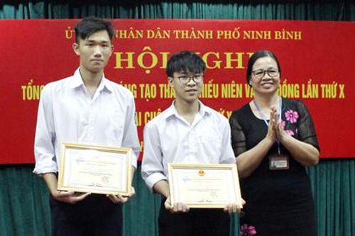 Thành phố Ninh Bình đơn vị dẫn đầu cuộc thi sáng tạo dành cho thanh, thiếu niên và nhi đồng lần thứ X