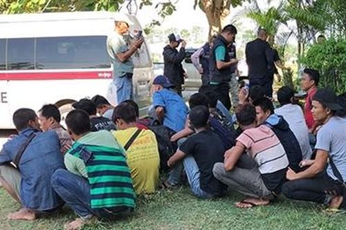 19 người đàn ông Myanmar bị bắt giữ do nhập cảnh bất hợp pháp