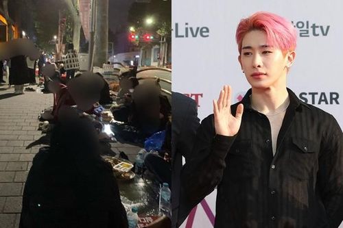 300 fan ngồi dài suốt đêm trước cửa trụ sở Starship biểu tình phản đối việc Wonho rời nhóm Monsta X