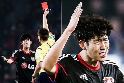 Son Heung-min nổi cáu khi nhận thẻ đỏ đầu tiên trong sự nghiệp