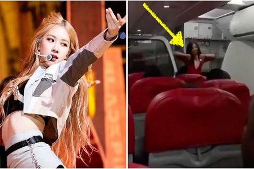 BLINK thích thú khi 'siêu phẩm' của Blackpink được biểu diễn trên… máy bay