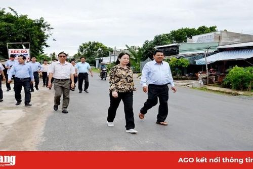 An Phú đẩy nhanh tiến độ thực hiện các công trình trọng điểm