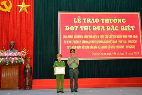 Công an tỉnh Quảng Nam phát động đợt thi đua đặc biệt