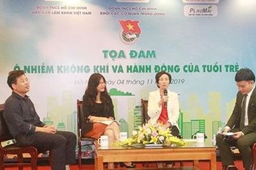 Tuổi trẻ Đoàn Khối các cơ quan Trung ương ứng phó với ô nhiễm không khí