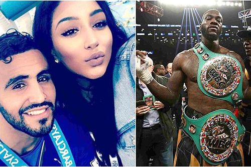 Hôn nhân của Mahrez sóng gió vì nhà vô địch quyền anh hạng nặng Deontay Wilder