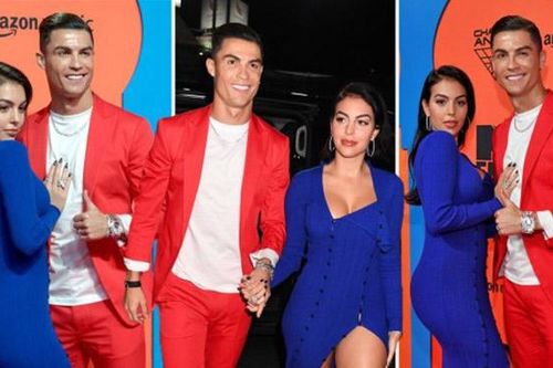 Cristiano Ronaldo nổi bật, bạn gái mặc táo bạo tại MTV EMAs 2019