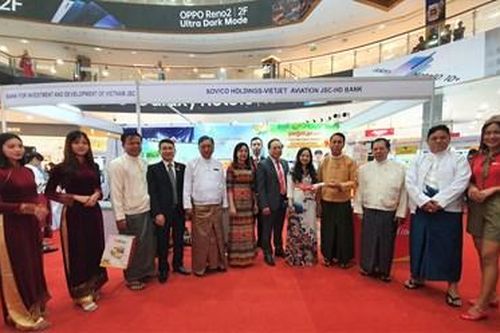 Ấn tượng Ngân hàng số HDBank trong Triển lãm Thương hiệu Việt Nam tại Myanmar