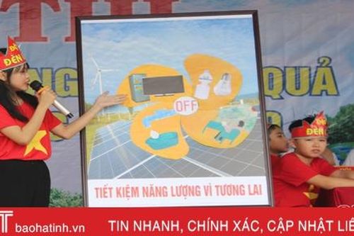 Hơn 600 học sinh Thạch Hà tham gia hội thi tiết kiệm năng lượng