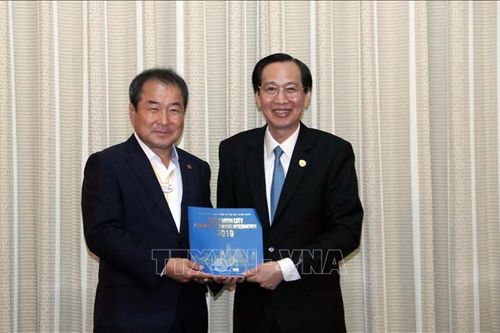 Lãnh đạo TP Hồ Chí Minh tiếp Thị trưởng TP Gymcheon, Hàn Quốc