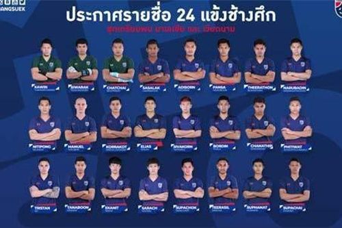 Thái Lan chốt đội hình khủng đại chiến với ĐT Việt Nam