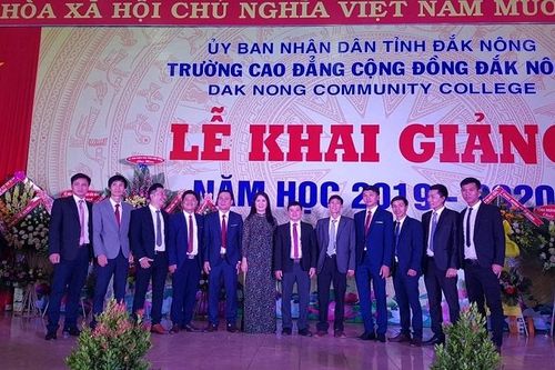 Trường Cao đẳng cộng đồng Đắk Nông khai giảng khóa đầu tiên
