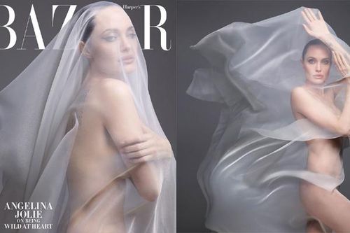 Angelina Jolie khỏa thân chụp ảnh nổi loạn