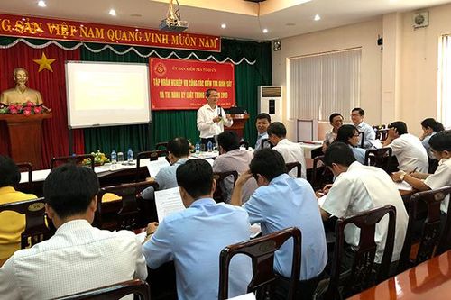 Tập huấn nghiệp vụ công tác kiểm tra của Đảng