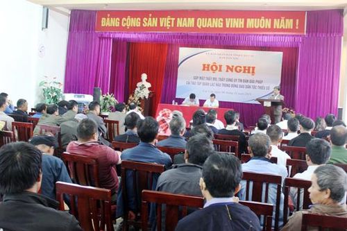 Gần 200 thầy mo, thầy cúng, thầy then uy tín tham gia bàn giải pháp cải tạo tập quán lạc hậu