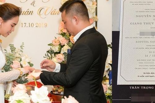 Quy định đặc biệt trong cưới Giang Hồng Ngọc và chồng doanh nhân