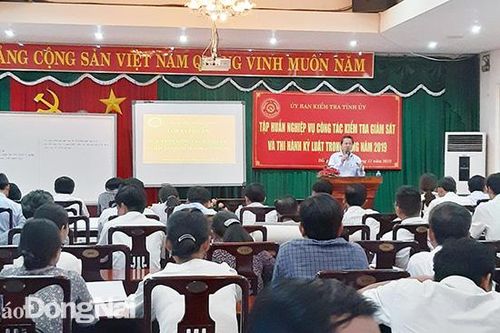 Bế mạc tập huấn nghiệp vụ công tác kiểm tra của Đảng
