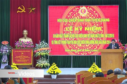 Kỷ niệm 30 năm Ngày thành lập Hội CCB Việt Nam và tổng kết phong trào thi đua CCB gương mẫu giai đoạn 2014 - 2019