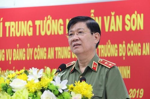 Thứ trưởng Nguyễn Văn Sơn thăm và làm việc tại Công an Tây Ninh