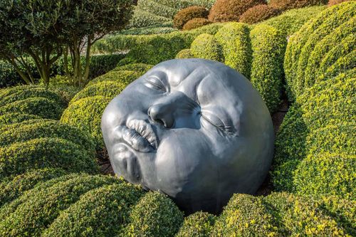 Khu vườn kỳ dị với loạt tảng đá hình mặt người