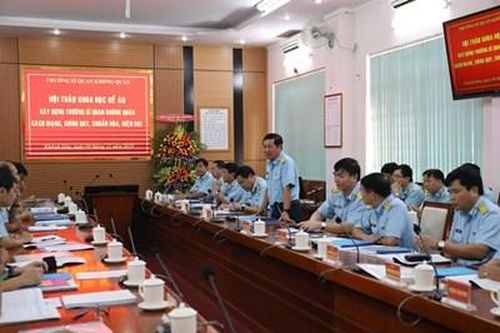 Xây dựng Trường Sĩ quan Không quân 'Cách mạng, chính quy, chuẩn hóa, hiện đại'
