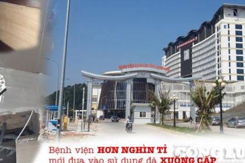 Lạng Sơn: Bệnh viện nghìn tỉ 'xuống cấp' sau hơn 1 tháng đưa vào sử dụng