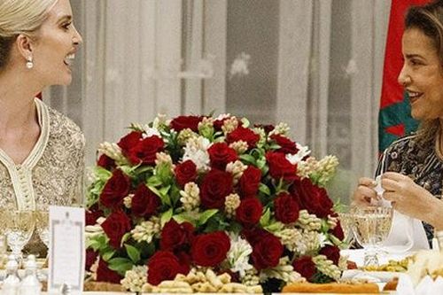 Ivanka Trump dự tiệc với Công chúa Morocco
