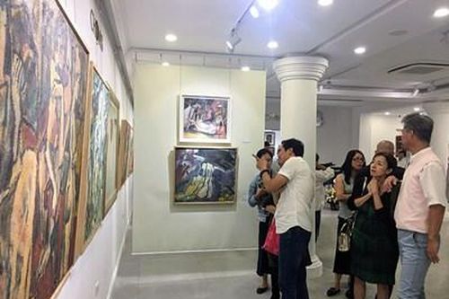 Khai mạc tuần lễ trưng bày tranh của họa sĩ Phạm Lực