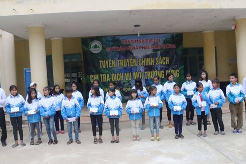 Tuyên truyền công tác bảo vệ, phát triển rừng cho học sinh