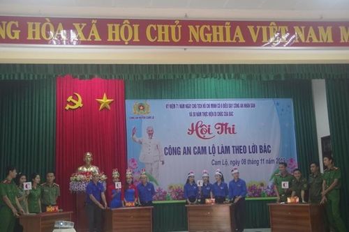 Đậm sâu hình ảnh người chiến sỹ Công an trong lòng quần chúng qua một hội thi