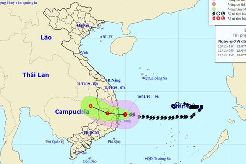 Bão tiến vào đất liền, Thừa Thiên Huế đến Tây Nguyên mưa rất to