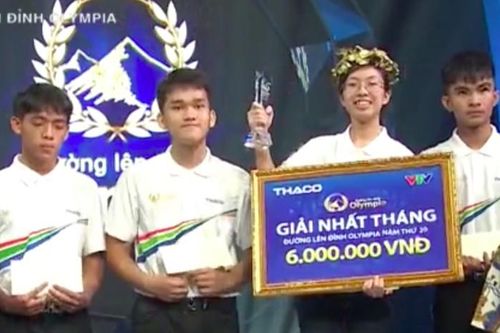 Câu hỏi lịch sử bị bỏ ngỏ đưa nữ sinh chiến thắng Đường lên đỉnh Olympia
