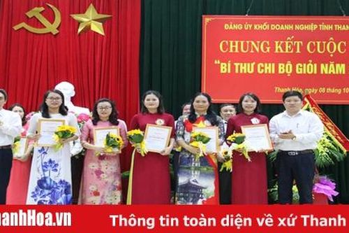 Bí thư chi bộ giỏi của Tổ chức Tài chính vi mô Thanh Hóa