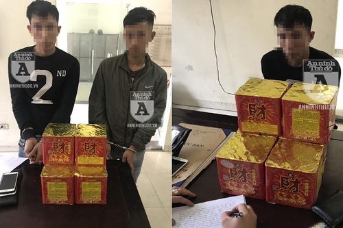 Đặt pháo qua mạng, đang mang về quê để 'chơi' thì gặp Cảnh sát 141