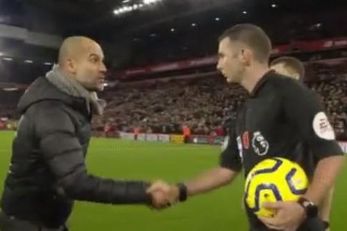 Pep cảm ơn trọng tài sau trận thua Liverpool