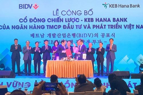 BIDV thu về hơn 20 nghìn tỷ đồng sau khi bán 15% vốn điều lệ cho đối tác Hàn Quốc