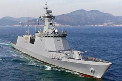 Hàn Quốc hạ thủy khinh hạm mới nhân kỷ niệm 74 năm thành lập hải quân