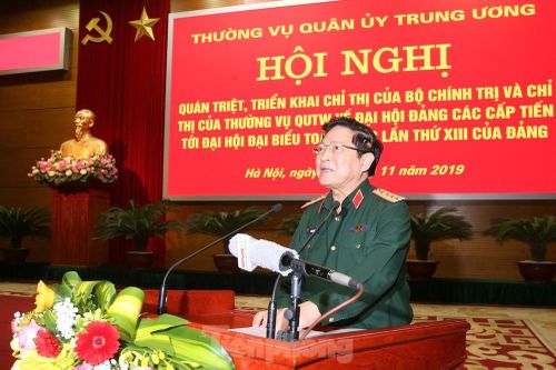 Quân ủy T.Ư triển khai Chỉ thị của Bộ Chính trị về Đại hội Đảng các cấp
