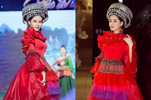 Lê Âu Ngân Anh trình diễn catwalk sau thời gian rút lui khỏi showbiz