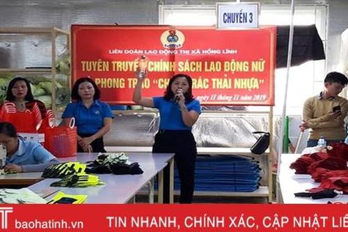 Lao động nữ Hà Tĩnh tiếp cận chính sách lao động, sức khỏe sinh sản