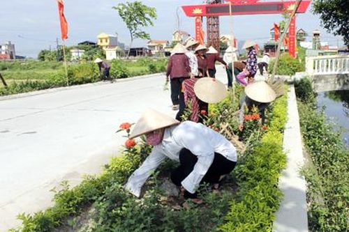 Xây dựng nông thôn mới gắn với công tác bảo vệ môi trường để phát triển bền vững