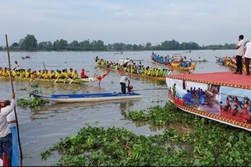 Khai mạc giải đua ghe Ngo Lễ hội Oóc Om Bóc Kiên Giang năm 2019