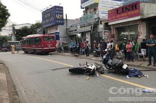 Đặt Grabbike đi công việc, người phụ nữ ở Sài Gòn bị tai nạn chết thảm
