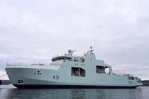 Hải quân Canada hạ thủy tàu tuần tra xa bờ HMCS Margaret Brooke
