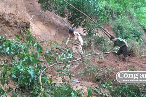 Đề phòng sạt lở núi sau bão số 6
